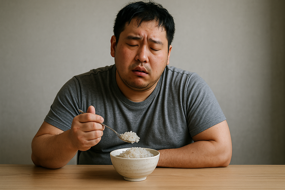 곤약밥, 대사적응을 주의해서 먹어야합니다.