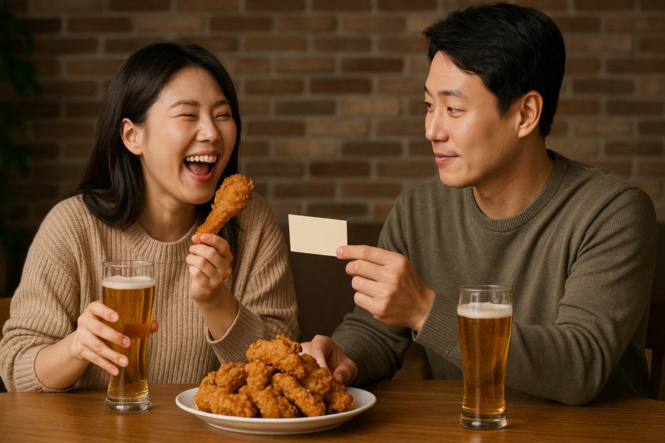 연인과 함께라면, 모든게 즐겁습니다. 심지어 살도 더 빠집니다.