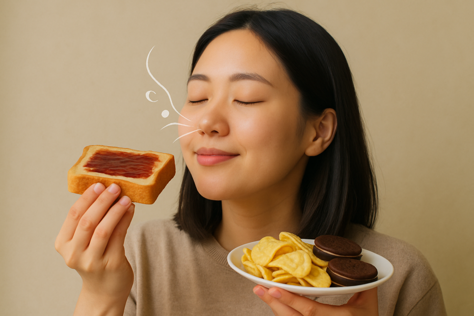 냄새로도 정제탄수화물에 대한 중독이 강화됩니다.