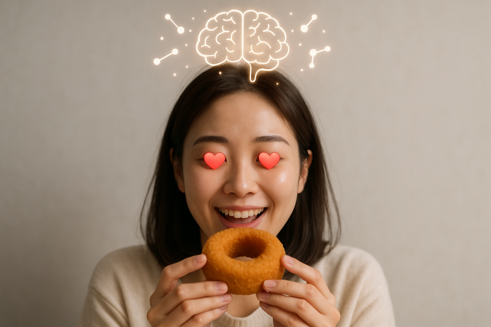 뇌는 정제탄수화물에 중독됩니다.