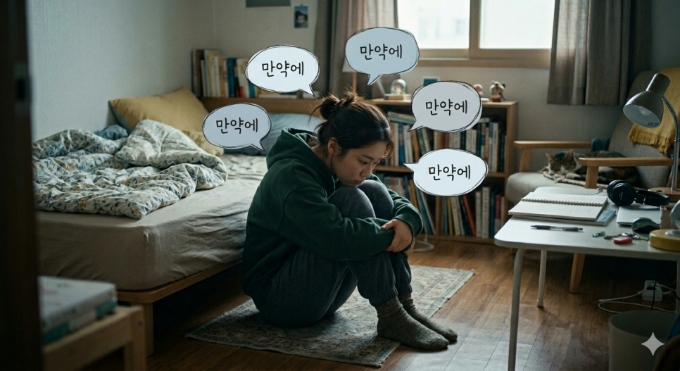'만약에' 라는 상상이 나를 괴롭히나요 ?