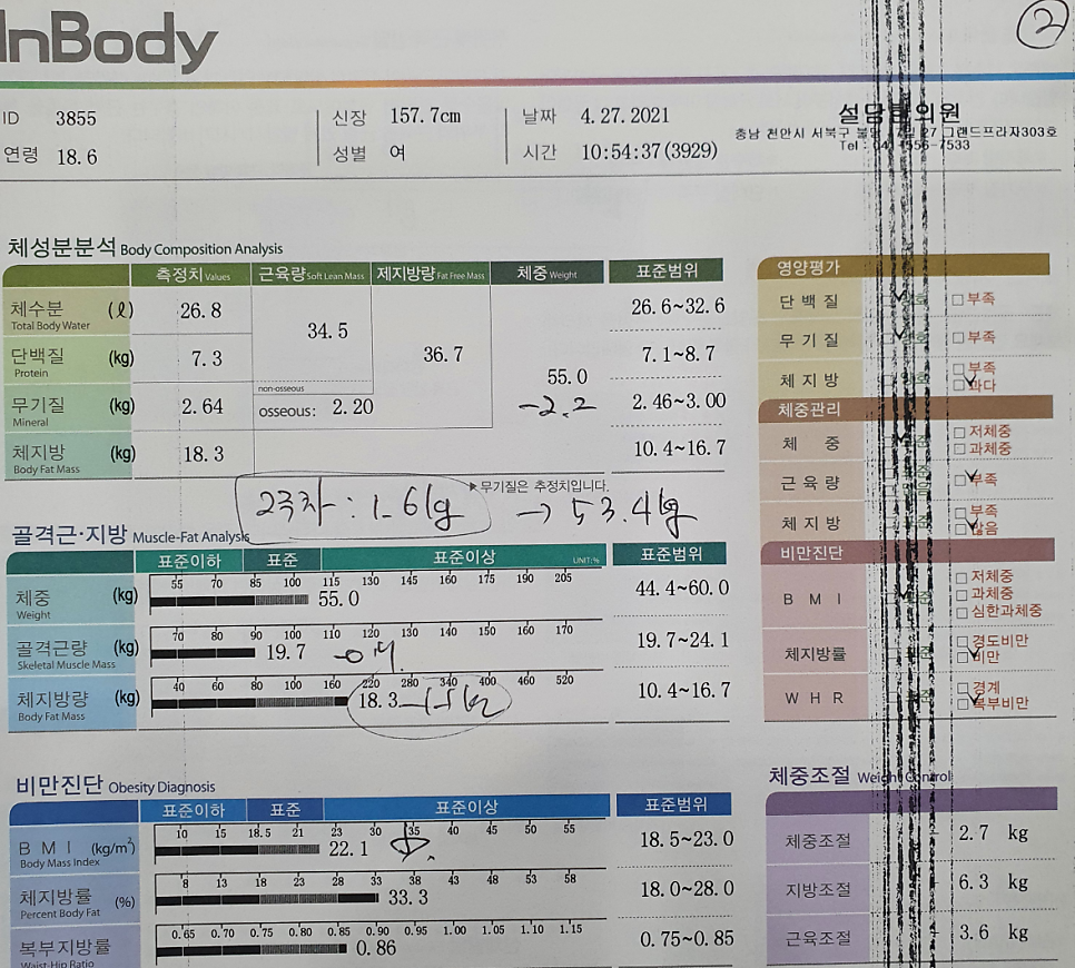 다이어트 1주차