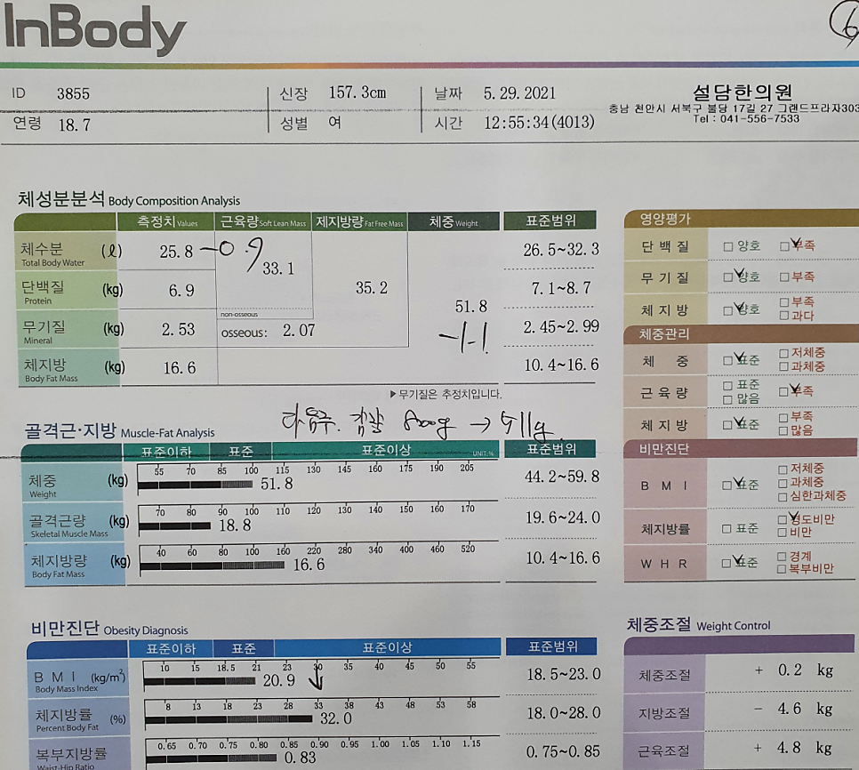 다이어트 5주차
