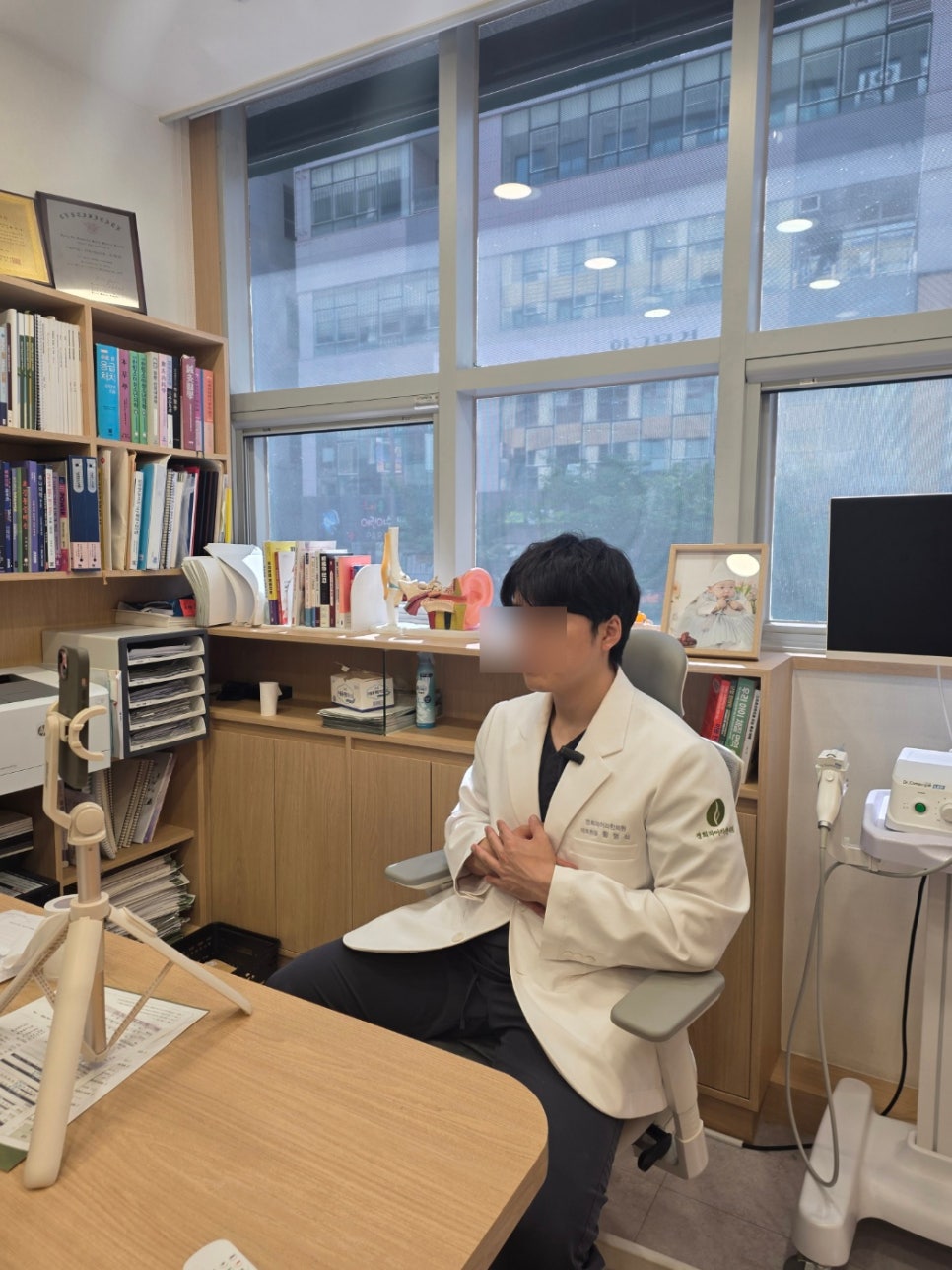 열심히 촬영중이신 황원장님!