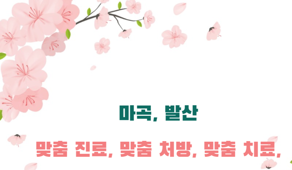 강서구한의원 마곡발산한의