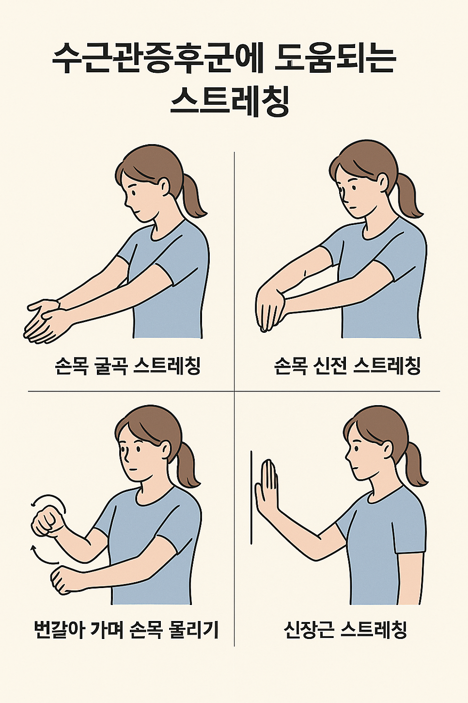 수근관 증후군 스트레칭